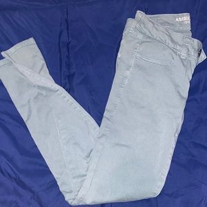 American eagle super stretch skinny jeans - size 2